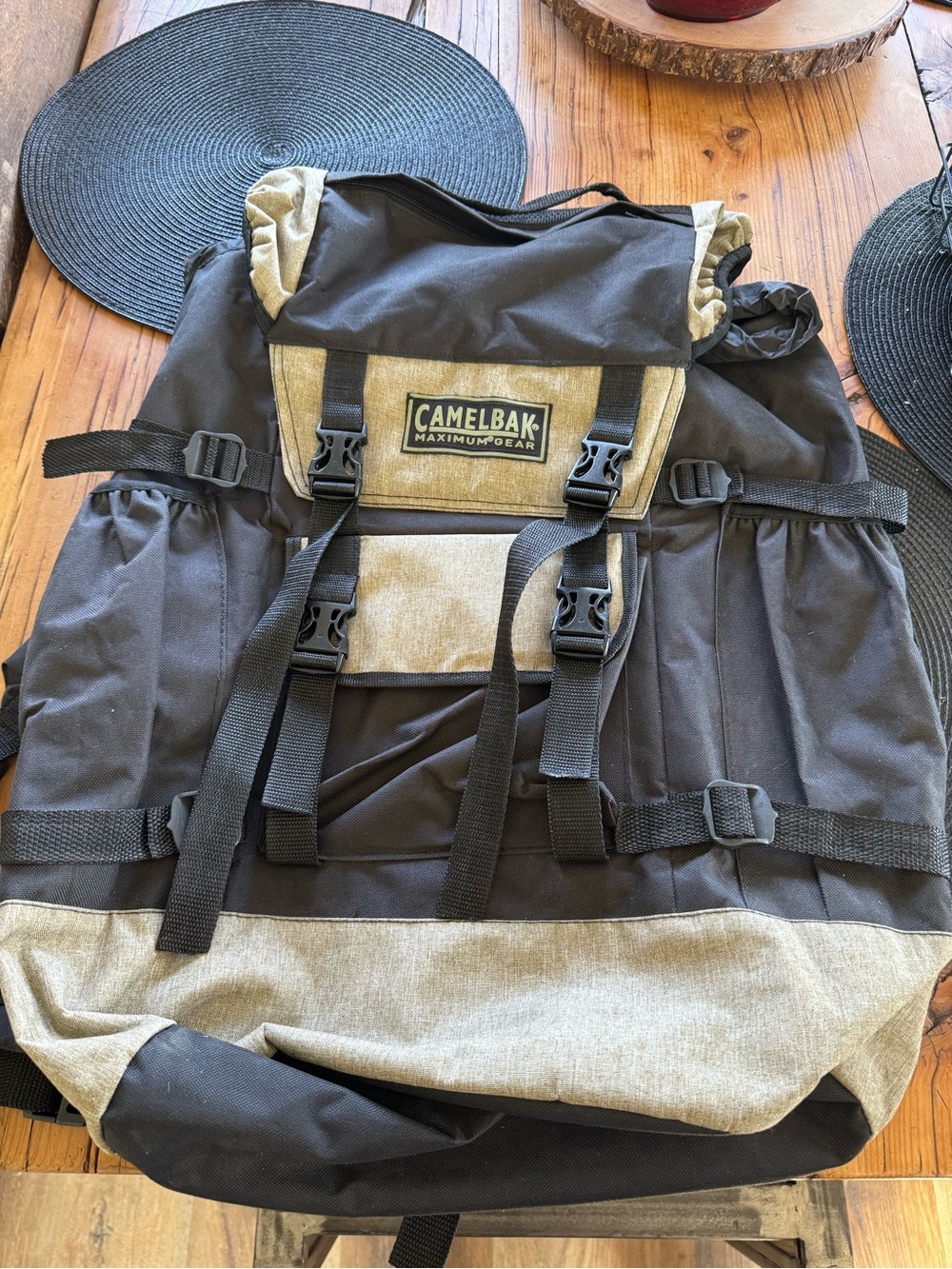 CamelBak Black and Tan Two-Tone Men's Backpack